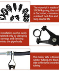 42 Piece 24 To 46 mm Spring Hose Clamps Set With Swivel Flat Clamp Pliers Assortment Kit showing clamps and features