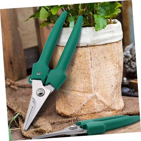 Stainless Steel Pruning Scissors Garden Shears For Branch Cutting Easy To Use Gardening Tool With Labor Saving Skidproof Grip