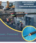 Underground Wire Splice Kit For Direct Buried UF Cable 14/3 To 8/3 Submersible 600V in use at construction site