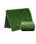 Realistic Outdoor Artificial Grass Lawn Turf Mat for Patio and Garden, Low Maintenance Pet Friendly Fake Grass Carpet with Drainage