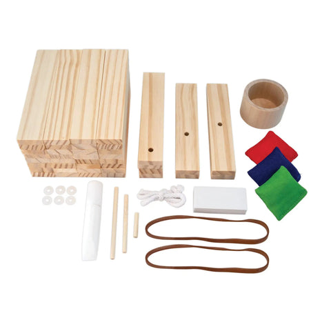 Build Your Own Catapult Kit With KEVA Planks And Glue A Totally Hands On Brain Boosting STEM Toy That Lets Kids Measure And Follow Directions And Be Creative While Launching Fun Contraptions, wood parts