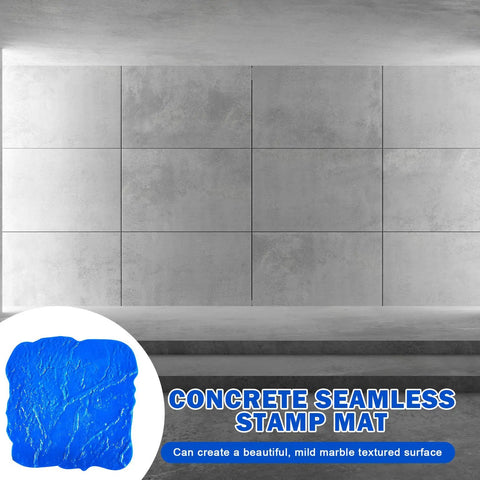 1 Piece Concrete Stamp Mat Set For Texturing, Durable Polyurethane Stamp Skin, Stone Tile Texture Mat, Slate Floor Imprint Molds