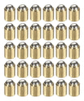 30 Piece Brass Ball Point Spring Plungers 8mm X 9mm Heavy Duty Cabinet Drawer Positioning Pins smooth acting hardware displayed in grid.
