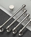 Dark Champagne Bronze Cabinet Pulls Set Of 10 With 5 Inch Hole Centers And 6 Inch Length Handles For Kitchen Cabinet Hardware