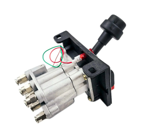Power Take Off PTO Hoist Air Shift Control Valve With Switch And Brighter Light For Dump Truck Hydraulic System Replacement AV295 AV295 329358X Push To Connect Fittings Apsco Compatible Heavy Duty