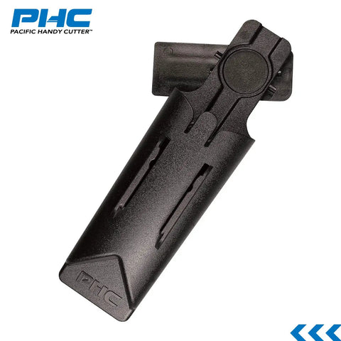 Swivel Holster For Box Cutters And Utility Knives With Automatic Blade Retraction Fits S5 S4 And S4S in black