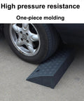 Built Tough Portable Loading Ramp With Grippiest Non Slip Surface, 25x45 cm, supports vehicle weight on high pressure surface.