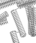 Top Grade Stainless Steel Compression Springs Assortment 100 Pcs Mini Size Helical Hardware Kit For DIY Repairs Car And Door Fixes Built Tough, assorted springs close-up