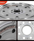 Heavy Duty Dual Mass Flywheel Plug And Play Swap Fits Audi A3 A3 Quattro And VW Jetta Cc Beetle Eos Gti 2 0L Engine Oem Replacement 06J10526 detailed view showing installation points and design.