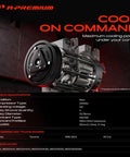 Heavy Duty Air Conditioning Compressor With Clutch Compatible With Toyota Tacoma 1995 To 2004 3.4L Engine 10Pa15L detailed view