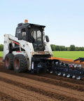 Field Trencher Skid Steer Attachment For Farms And Landscapes With 48 Inch Trench Depth And 8 Inch Cutting Width 15 To 25 GPM At 3000 PSI