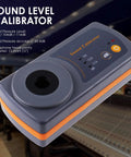 Pro Grade Battery Operated Sound Level Calibrator For Decibel Meters With Three Calibration Levels 114dB 104dB And 94dB At 1KHz device close-up