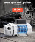 Heavy Duty Def Transfer Pump, Smooth 8 GPM Self Priming Electric Urea Extractor With Copper Motor, No Hassle 26 Ft Lift For Automotive Refueling And Oils, Dual Voltage close-up on copper motor with high-speed detail.