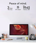 Compact Personal Space Heater With Vortex Heat Circulation For Cozy Safe Heat In Your Space 2 Heat Settings Plus Fan Only Mode