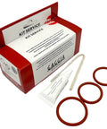 Bean To Cup Cleaning Service Kit With Lubricating Grease, 2 O Ring Gaskets And Cleaning Brush for Espresso Machines, box and contents
