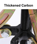 Close-up of the thickened carbon steel construction of the 28 Inch Heavy Duty Three Jaw Bearing Puller for durable gear extraction.