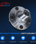 Front Wheel Hub Bearing Assembly Pair For Ford Escape 2001-2012, Mazda Tribute, 5 lug, 5.96 flange diameter, single hub