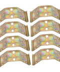 24 Pack Heavy Duty Corner Brackets For Cabinets And Woodwork With A No Drama Install Routine Fasten Everything Down Snug As A Bug Using Standard Bolts So Your Setup Stays Rock Solid All Year Long. Heavy duty iron brackets arranged in two rows.