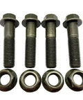 Go Kart Engine Mount Bolt Kit For Predator And Tillotson Engines Heavy Duty One And A Half Inches Long Four Sets Grade 5 Flange Bolts And Lock Nuts For Most Three To Seven Horsepower Go Kart Engines, showing four bolts and nuts.