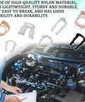 70 Piece Fuel Line Clips Kit With 7 Size Variations For 3/8 And 5/16 Inch Lines, Injector Connectors And Hose Retainers in use on engine