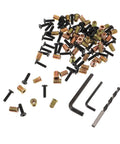 Metal Threaded Wood Inserts Kit With Bolts Hex Wrenches And Drill Bit For Flush Furniture Fasteners Connectors And Wood Assembly
