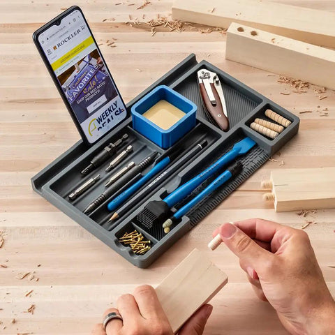 Silicone Project Tray Flexible Catch All Organizer For Small Parts Portable Tool Tray With Compartments And Glue Shedding Surface