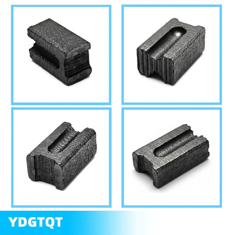 Premium Hardened Carbon Brush Replacement Set For Dewalt Electric Drills And Drywall Screwdrivers Heavy Duty Motor Parts showing various angles.