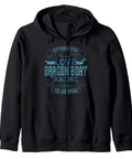 Dragon Boat Racing Zip Hoodie For Crew Paddlers And Steerspersons Who Live The Paddling Life Perfect For Training Races And Team Bonding