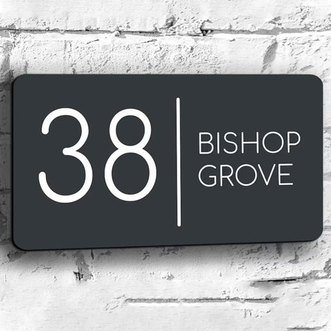 Black and white signage using 4 Pack Laser Engraving ABS Dual Color Plastic Sheets 12 By 8 Inches Engravable Blanks For Custom Name Badges