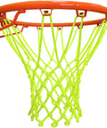 Glow In The Dark Night Basketball Net For Outdoor Hoops, Solar Powered Luminous Nylon Net Fits 21 Inch Rims, Heavy Duty Handmade