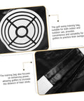 Compact Golf Swing Trainer Impact Hitting Bag For Outdoor Practice with target design and zipper detail for easy setup.