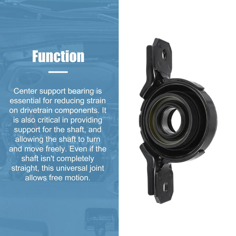 Driveshaft Center Support Bearing For Kia Sorento 2007 2008 Replacement Center Support Easy Install Durable Drivetrain Support