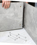 Assembly of furniture panels using 20 Set Cam Fittings Kit For Cabinets With Connectors And Dowels Easy Assembly No Fuss Strong Load Bearing