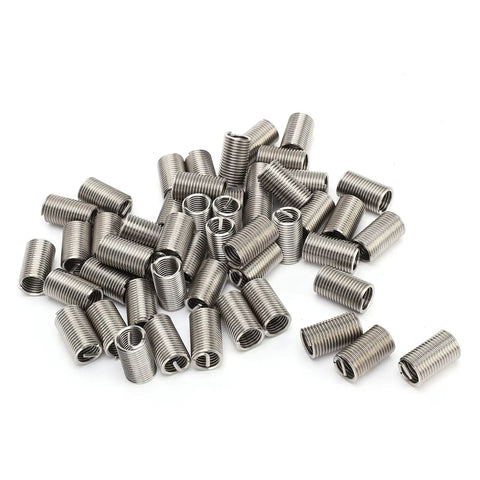 50 Piece Wire Thread Insert Sleeve Kit For M10 X 1.5 Screws Stainless Steel 304 Coiled Inserts Protective Nut And Repair Kit To Beef Up Threads