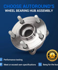 Front Wheel Hub Bearing Assembly For Subaru Forester Crosstrek Impreza And XV Crosstrek 5 Lug ABS OEM Quality Replacement