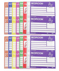 Large 160 Pack Moving Box Labels 6x4 Inch Color Coded Paper Stickers With Writable Notes Areas, Easy Peel And Remove, Reusable Packing Supplies