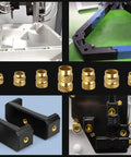 300 Pcs Threaded Inserts Kit For Plastic And 3D Printing Includes Metric Sizes M2 M2.5 M3 M4 M5 M6 And Quarter Twenty Knurled Brass Heat Set Inserts With Welding Adapters In Labeled Divider Box