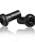 Door Hinge Nuts Anti Rust Hinge Lock Kit for Jeep Wrangler and Gladiator 2018 2019 2020 2021 Durable Zinc Plated Steel Pins Brass Bushings