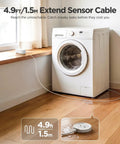 Water Leak Detector 1s With Four Point Nine Two Foot Sensor Cable 105 dB Adjustable Alarm by washing machine