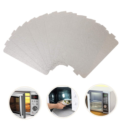 12 Pieces Microwave Mica Sheets For Easy Cut To Fit High Temperature Insulation And Waveguide Covers Fire Retardant
