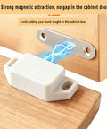 Heavy Duty Magnetic Cabinet Catch Set 8 Pack Stainless Steel Shutter Door Latch With Mounting Screws For Home Cabinets And Cupboards Easy Install Durable Corrosion Resistant Hardware