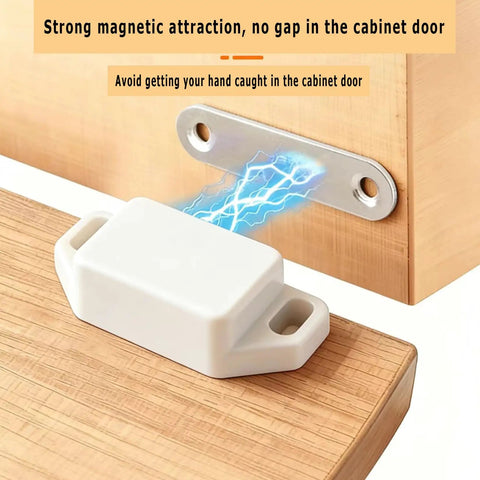 Heavy Duty Magnetic Cabinet Catch Set 8 Pack Stainless Steel Shutter Door Latch With Mounting Screws For Home Cabinets And Cupboards Easy Install Durable Corrosion Resistant Hardware