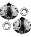 Front Wheel Bearing And Hub Kit For Toyota 4Runner Sequoia Tacoma Tundra 1995 To 2007 Includes Two Front Bearings And Two Front Hubs