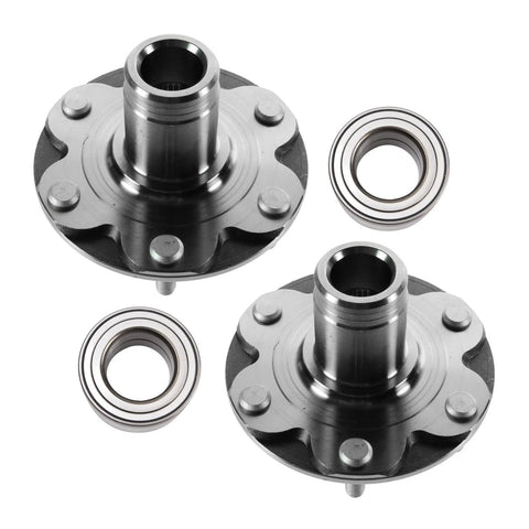 Front Wheel Bearing And Hub Kit For Toyota 4Runner Sequoia Tacoma Tundra 1995 To 2007 Includes Two Front Bearings And Two Front Hubs