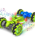Gesture RC Car 2.4GHz 4WD Hand Control And Gesture Sensing Stunt Car For Kids 6 12 Years Old, offroad drift with lights and music