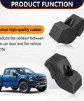 Rock Solid Tailgate Rubber Bumper Cushions Kit With Heavy Duty Metal Bolts For Left And Right Side Exactly Fits 2015 To 2022 Ford F-150 With 5.5 Foot Bed Perfect Replacement Upgrade For Sturdy Long Lasting Performance, rubber bumper cushions