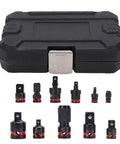 Top Tier Ft Vogue 11 Piece Impact Socket Adapter Set Made From Tough Cr V Steel With Secure Spring Loaded Ball Detents To Kick Up Automotive Repairs And Home Improvement Projects Like The Boss. 11-piece cr-v steel adapters in case