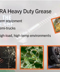 XTRA Heavy Duty Grease 14 Oz Tube For Auto, Truck, Industrial, Marine, Farm And Off Road Equipment Waterproof, Extreme Pressure