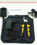 Top Shelf Heavy Duty Electric Crimping Machine For Badminton Rackets With Trumpet Pliers cold press tools and power adapter