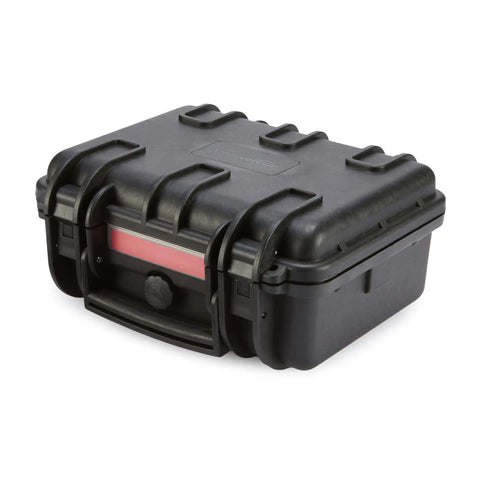 Kickass Hard Camera Case Featuring Smooth Side Handles And Custom Foam Dividers For Dslr Gear Transport, black, 12x10.6x5.6in, waterproof.